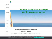 kausale-rueckentherapie.com Webseite Vorschau
