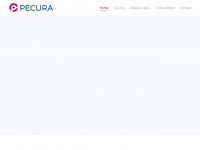 pecura-service.de Webseite Vorschau