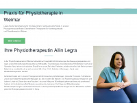 physiotherapie-weimar.net Webseite Vorschau