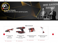 einhell.hr Webseite Vorschau