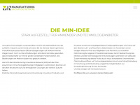 manufacturing-innovations.de Webseite Vorschau