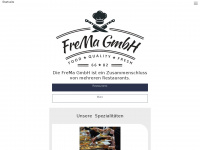 frema-food.de Webseite Vorschau
