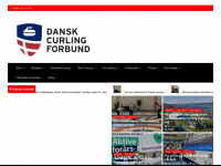 curling.dk Webseite Vorschau