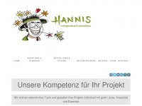 hannisgartenbau.de Webseite Vorschau