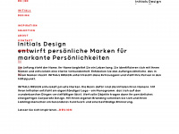 initials-design.com Webseite Vorschau