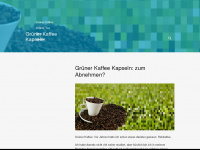 grunerkaffeekapseln.top Webseite Vorschau