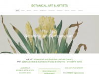 botanicalartandartists.com Webseite Vorschau