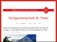 dg-stpeterobradenthein.at Webseite Vorschau