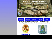 gaia-schamanismus.org Webseite Vorschau