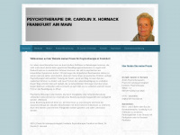 psychotherapie-hornack.de Webseite Vorschau