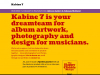 kabine7.de Webseite Vorschau