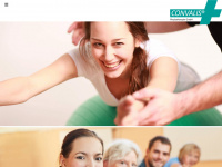 convalis-physiotherapie.ch Webseite Vorschau