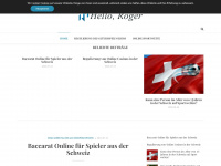 hello-roger.ch Webseite Vorschau