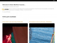 swiss-maritime-courses.com Webseite Vorschau