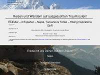 hiking-inspirations.de Webseite Vorschau