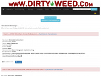 dirty-weed.com Webseite Vorschau