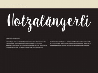 holzalänger.li Webseite Vorschau
