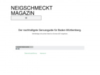neigschmeckt-magazin.de Webseite Vorschau