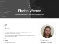 florianwerner.eu Webseite Vorschau