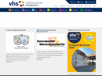 vhs-heddesheim.de Webseite Vorschau