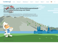 customersx.ch Webseite Vorschau