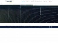 plasser-energy.at Webseite Vorschau