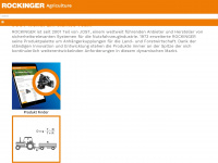 rockinger-landwirtschaft-katalog.de Webseite Vorschau