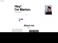 marlon-lueckert.de Webseite Vorschau