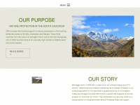 caucasus-naturefund.org Webseite Vorschau