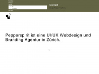 pepperspirit.ch Webseite Vorschau