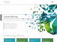 urban-mining-design.de Webseite Vorschau