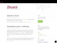 zitrusrot.de Webseite Vorschau