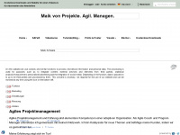projekte-agil-managen.com Webseite Vorschau