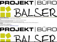 projektbuero-balser.de Webseite Vorschau