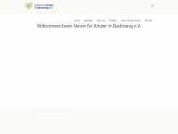 verein-fuer-kinder-in-backnang.de Webseite Vorschau