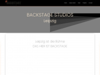 backstage-studio.de Webseite Vorschau