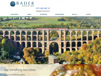bader-kulturreisen.de Webseite Vorschau