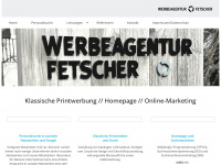 werbeagentur-fetscher.de Webseite Vorschau
