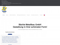 baechle-metallbau.de Webseite Vorschau