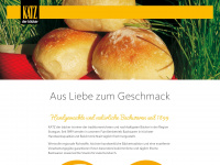 baeckerei-katz.de Webseite Vorschau