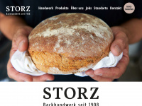 baeckerei-storz.de Webseite Vorschau