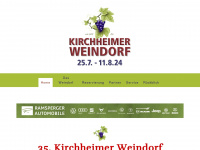 weindorf-kirchheim.de Webseite Vorschau
