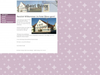 baeren-tettnang.de Webseite Vorschau