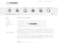 villa-schoepflin.de Webseite Vorschau
