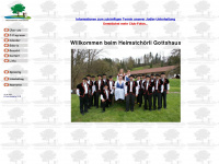 heimatchoerli-gottshaus.ch Webseite Vorschau