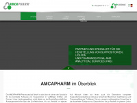 amcapharm.com Webseite Vorschau