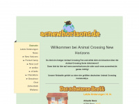 acnewhorizons.de Webseite Vorschau