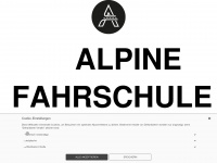 alpine-fahrschule.ch Webseite Vorschau