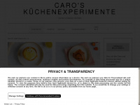 caros-kuechenexperimente.de Webseite Vorschau
