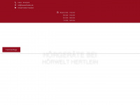 hoerwelt-hertlein.de Webseite Vorschau